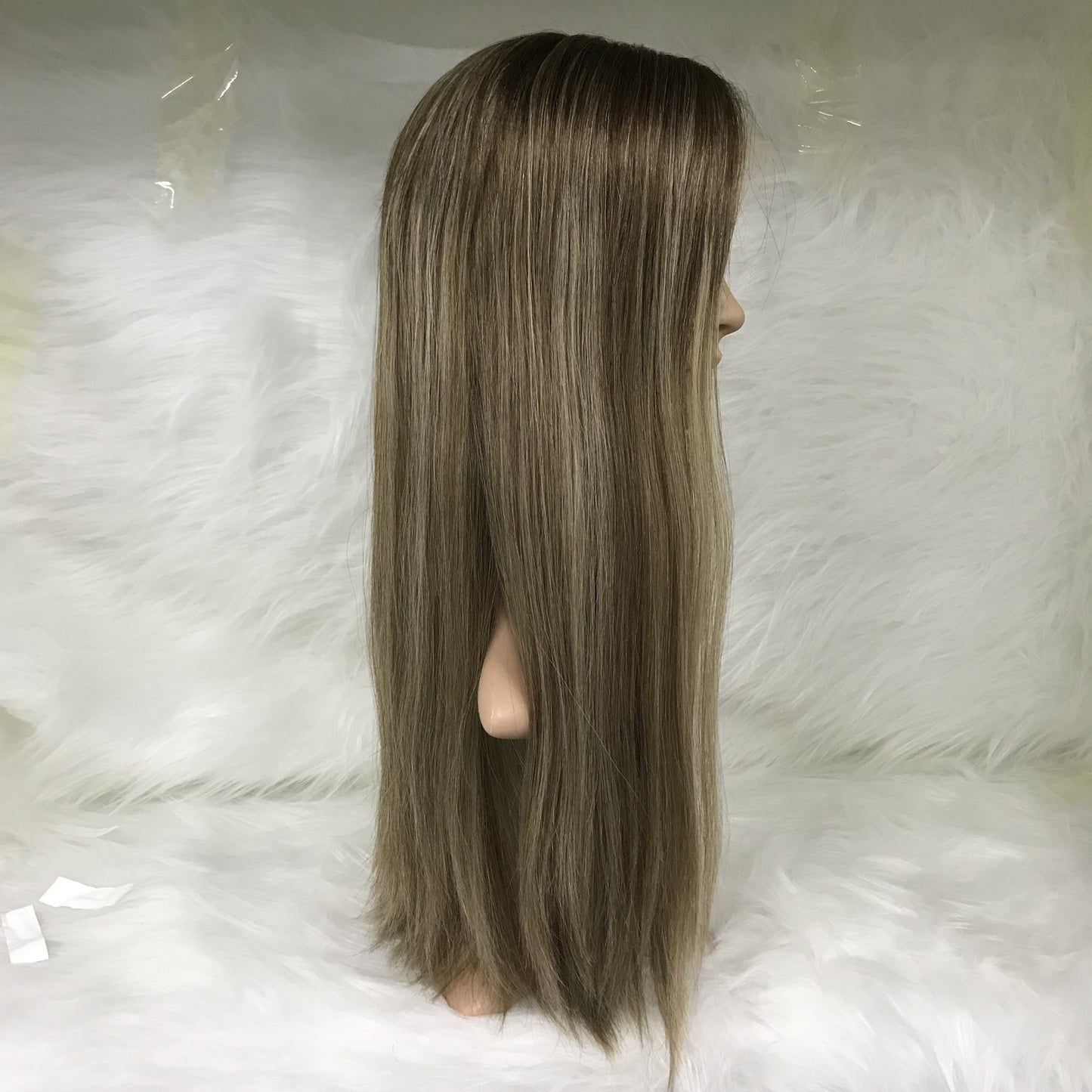 NATURAL LOOK REAL HAIR FOR SWISS LACE FRONT WIG