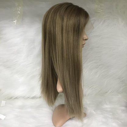 3"*5" JEWISH INVISIBLE LACE WIG HUMAN HAIR