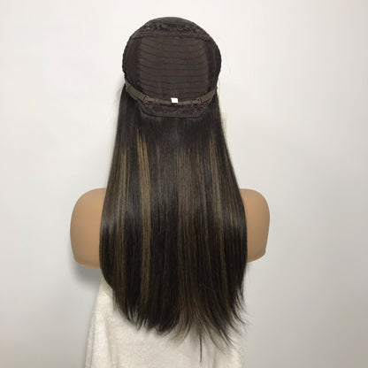 3"*5" JEWISH INVISIBLE LACE WIG HUMAN HAIR