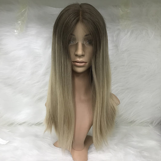 Lace Front Lace Top Weft Back Lightweight Half Handmade Wig Breathable & All-Day Comfort