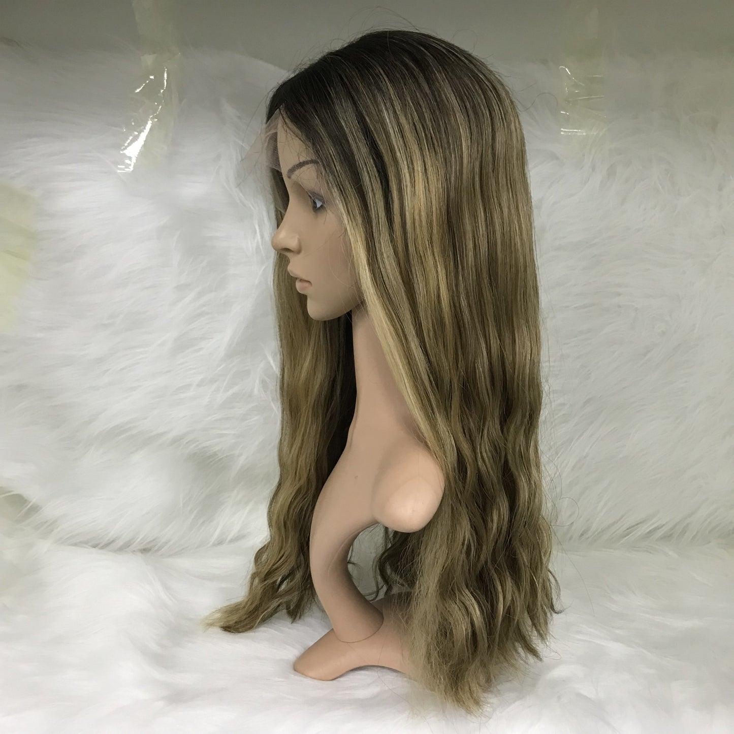 3"*5" HIGHT QUALIT HUMAN JEWISH WAVE HAIR LACE TOP WIG