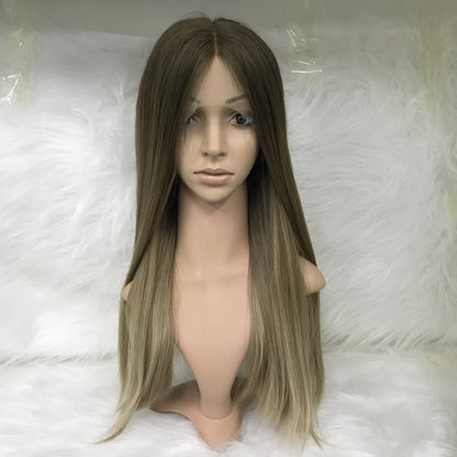 3"*5" NATURAL RAW HAIR LACE TOP JEWISH WIGS