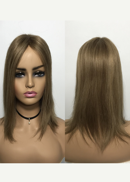 NATURL FOR THINNING HAIR WEFT BACK  MONO TOP TOPPER