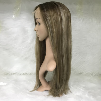 NATURAL LOOK REAL HAIR FOR SWISS LACE FRONT WIG