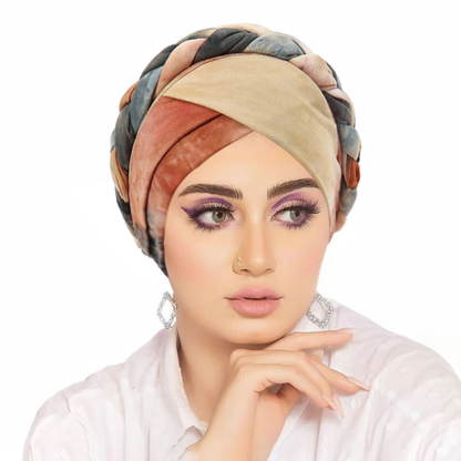 Satin Lined Bonnets for Women Inner Layered Rayon Sleeping Cap Double Layers Warm Headscarf  Turban Silky Satin Bonnet
