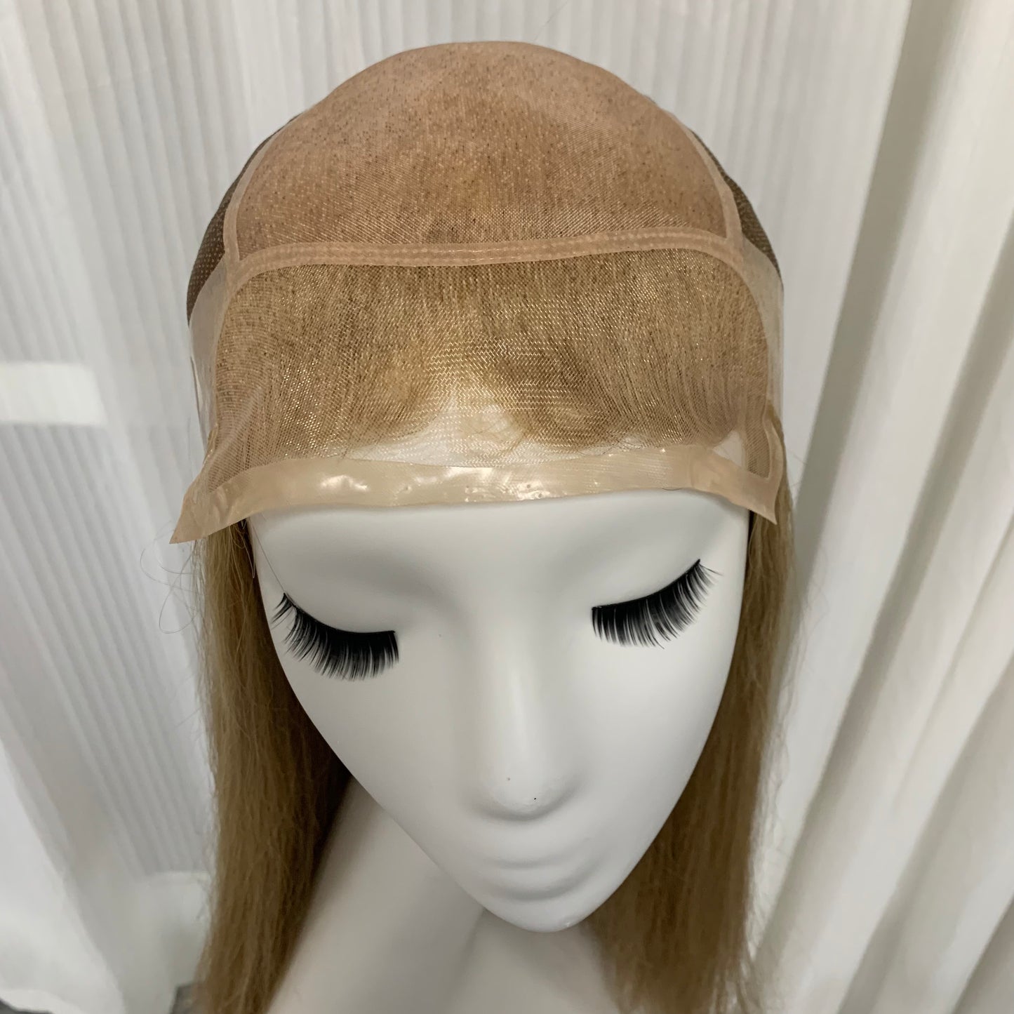 Mono Top Full Handmade Soft Lace Front Straight Human Hair Wigs For Women