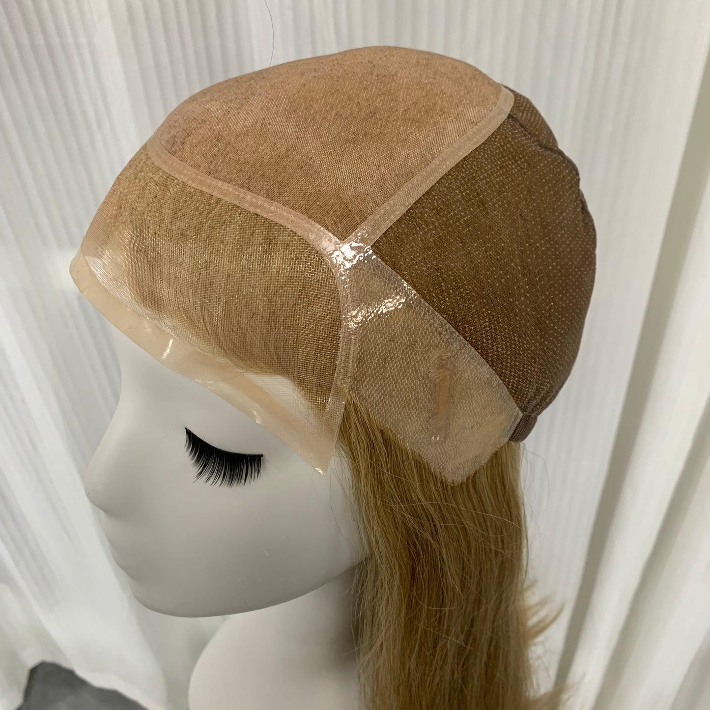 Mono Top Full Handmade Soft Lace Front Straight Human Hair Wigs For Women