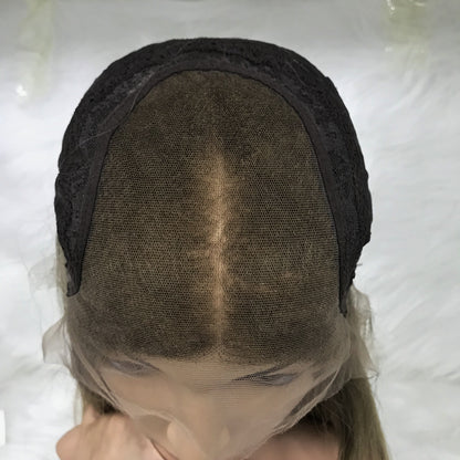 JEWISH BREATHABLE RAW HAIR HD LACE TOP WIG