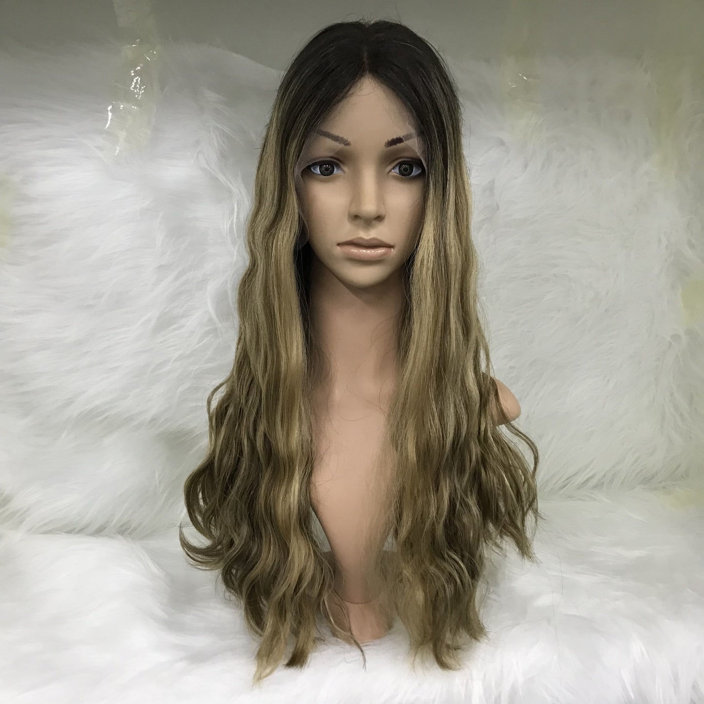 3"*5" HIGHT QUALIT HUMAN JEWISH WAVE HAIR LACE TOP WIG