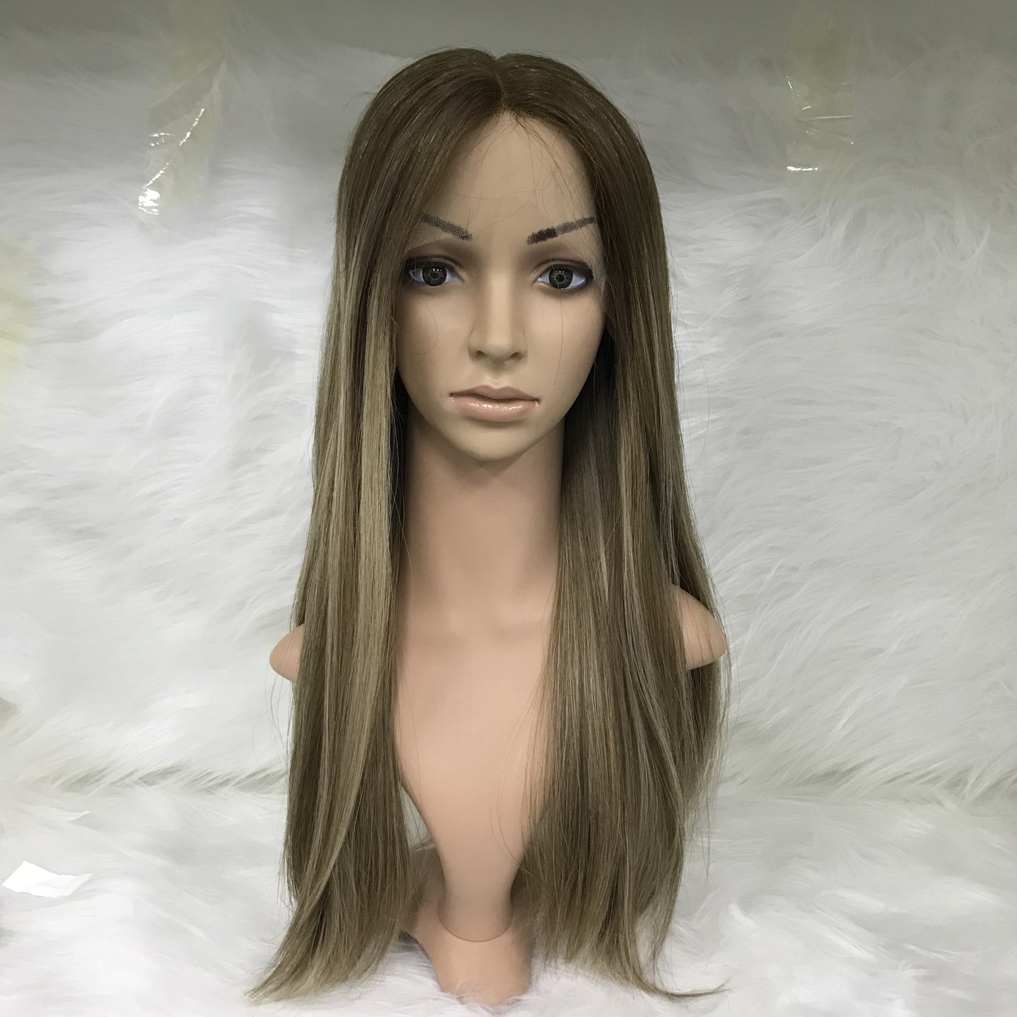 NATURAL LOOK REAL HAIR FOR SWISS LACE FRONT WIG