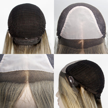 3"*5" HIGHT QUALIT  HUMAN HAIR LACE FRONT JEWISH  WIG