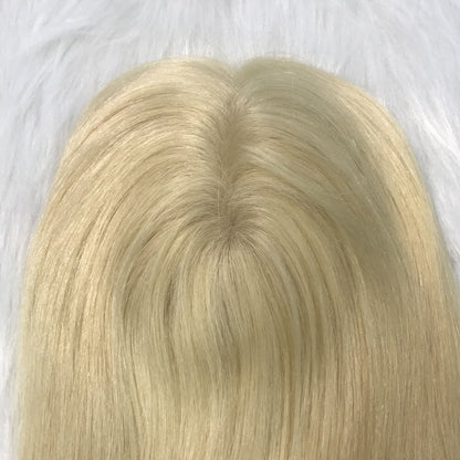 HIGHT QUALITY NATURAL FULL TOP MONO TOPPER HAIR