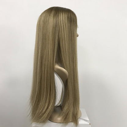 100% REAL HAIR FOR LOSS HAIR WOMEN LACE  TOP  WIG