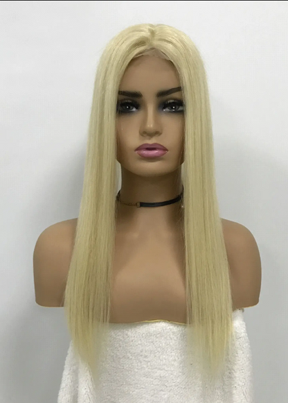 RAW HAIR LACE FRONT SILK  BASE TOP+WEFT BACK TOPPER