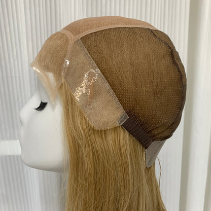 Mono Top Full Handmade Soft Lace Front Straight Human Hair Wigs For Women