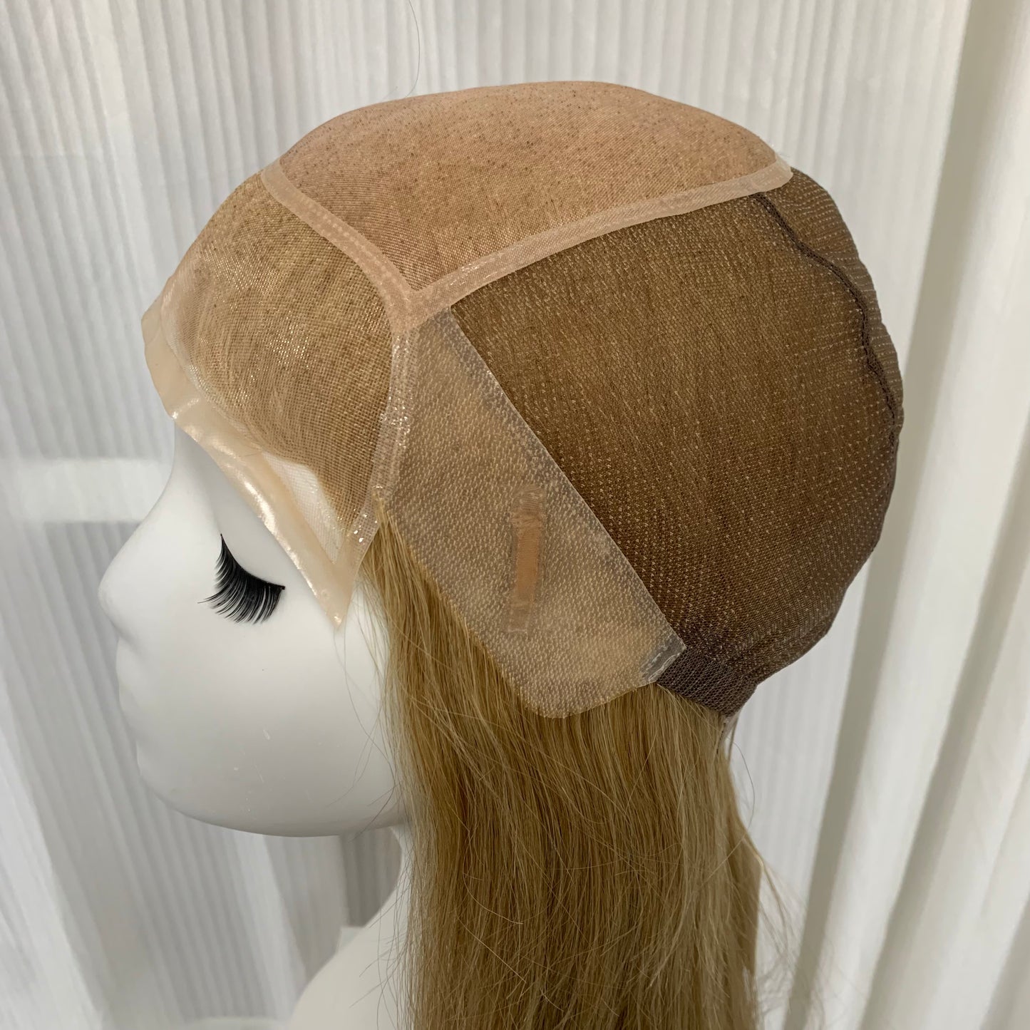 Mono Top Full Handmade Soft Lace Front Straight Human Hair Wigs For Women