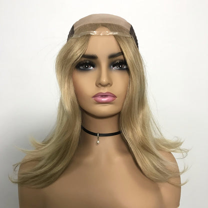 5''*5''MONO TOP  HUMAN HAIR MEDICAL WIG CAP