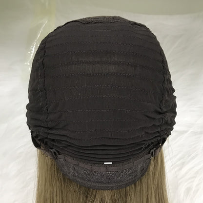 JEWISH BREATHABLE RAW HAIR HD LACE TOP WIG