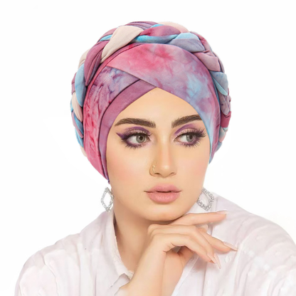 Satin Lined Bonnets for Women Inner Layered Rayon Sleeping Cap Double Layers Warm Headscarf  Turban Silky Satin Bonnet