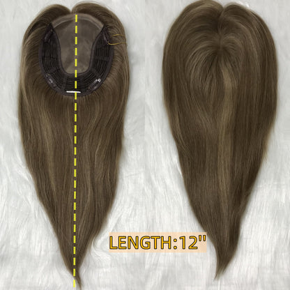 NATURL FOR THINNING HAIR WEFT BACK  MONO TOP TOPPER