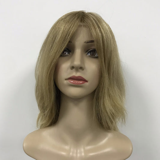 4''*4'' EUROPEAN HAIR JEWISH FOR WOMEN SILK MEDIAL WIG