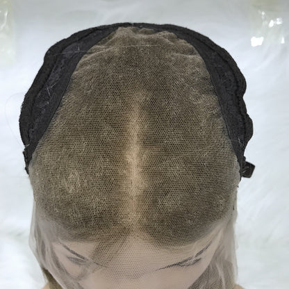 HIGHT QUALIT  HUMAN JEWISH HAIR HD LACE TOP WIG