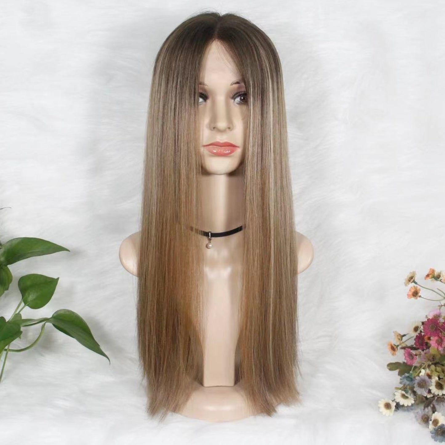 RAW HAIR INVISIBLE HD TRANSPARENT LACE TOP JEWISH WIG