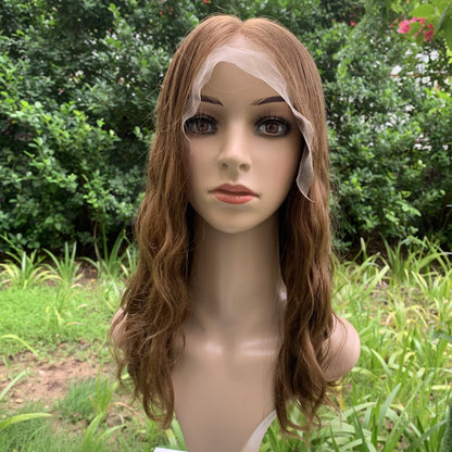 3"*5" WAVE HUMAN HAIR SWISS FRONT WIG