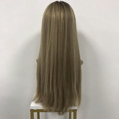 HIGHT QUALITY RAW HAIR HD LACE+WEFT BACK LACE WIG