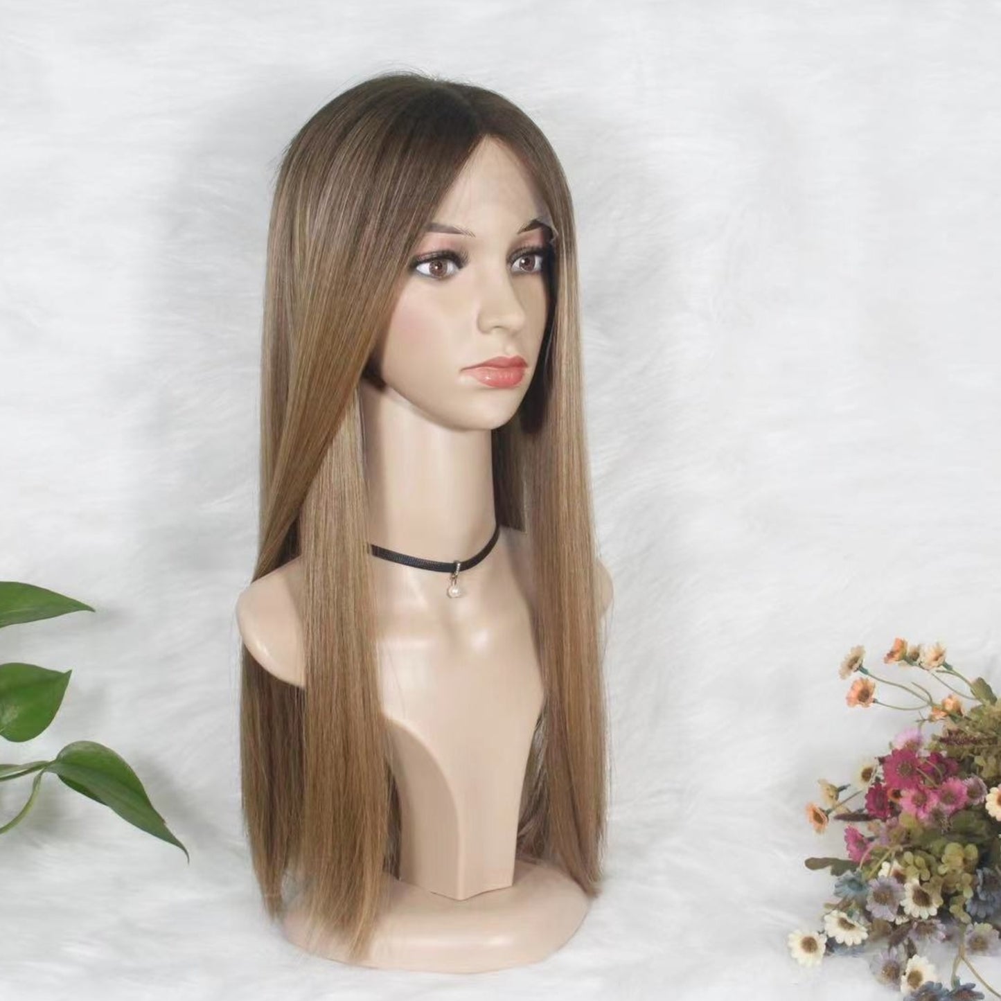 RAW HAIR INVISIBLE HD TRANSPARENT LACE TOP JEWISH WIG