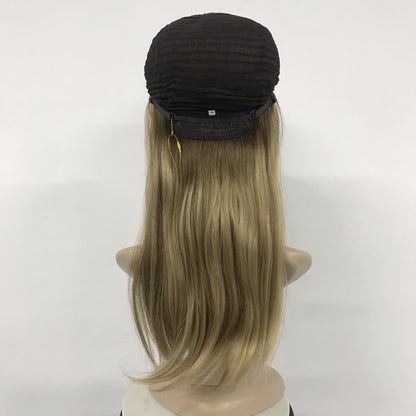 3"*5" HUMAN HAIR SILK CLOTH INVISIBLE HD  LACE WIG