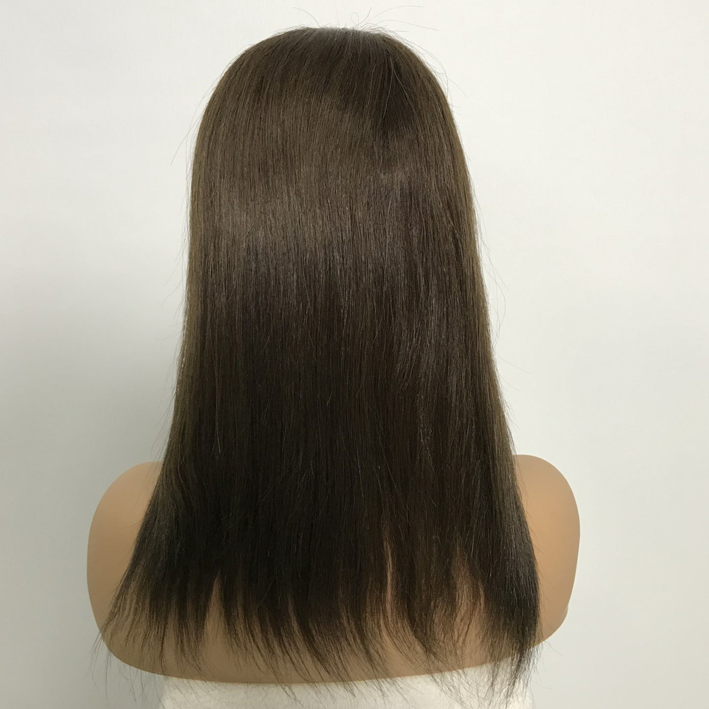 NATURAL  SCALP WEFT BACK TOP  SILK BASE HUMAN HAIR TOPPER