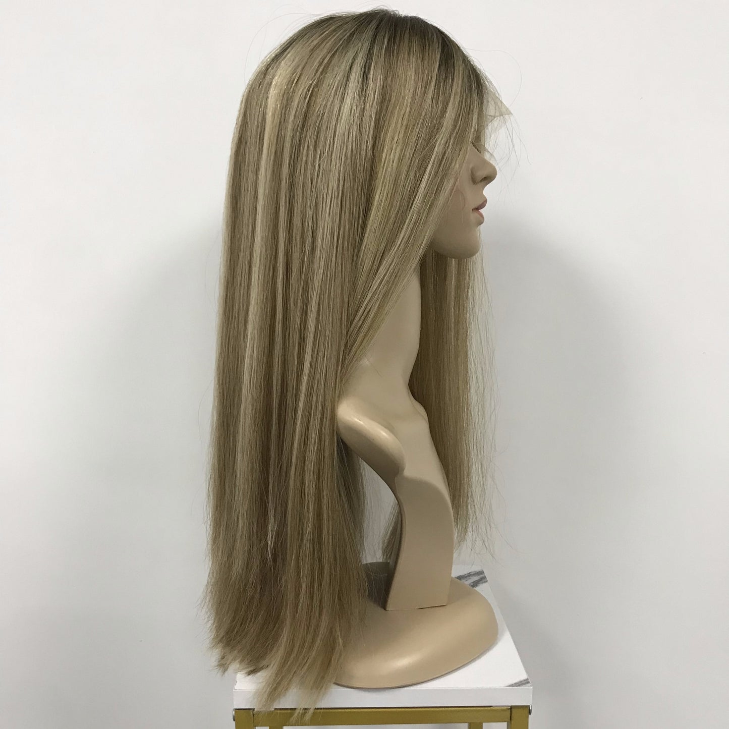 HIGHT QUALITY RAW HAIR HD LACE+WEFT BACK LACE WIG