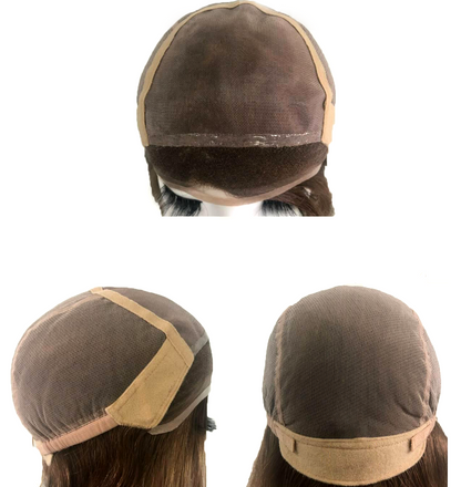 Full Handmade Monofilament Top Wigs For Women European Human Hair