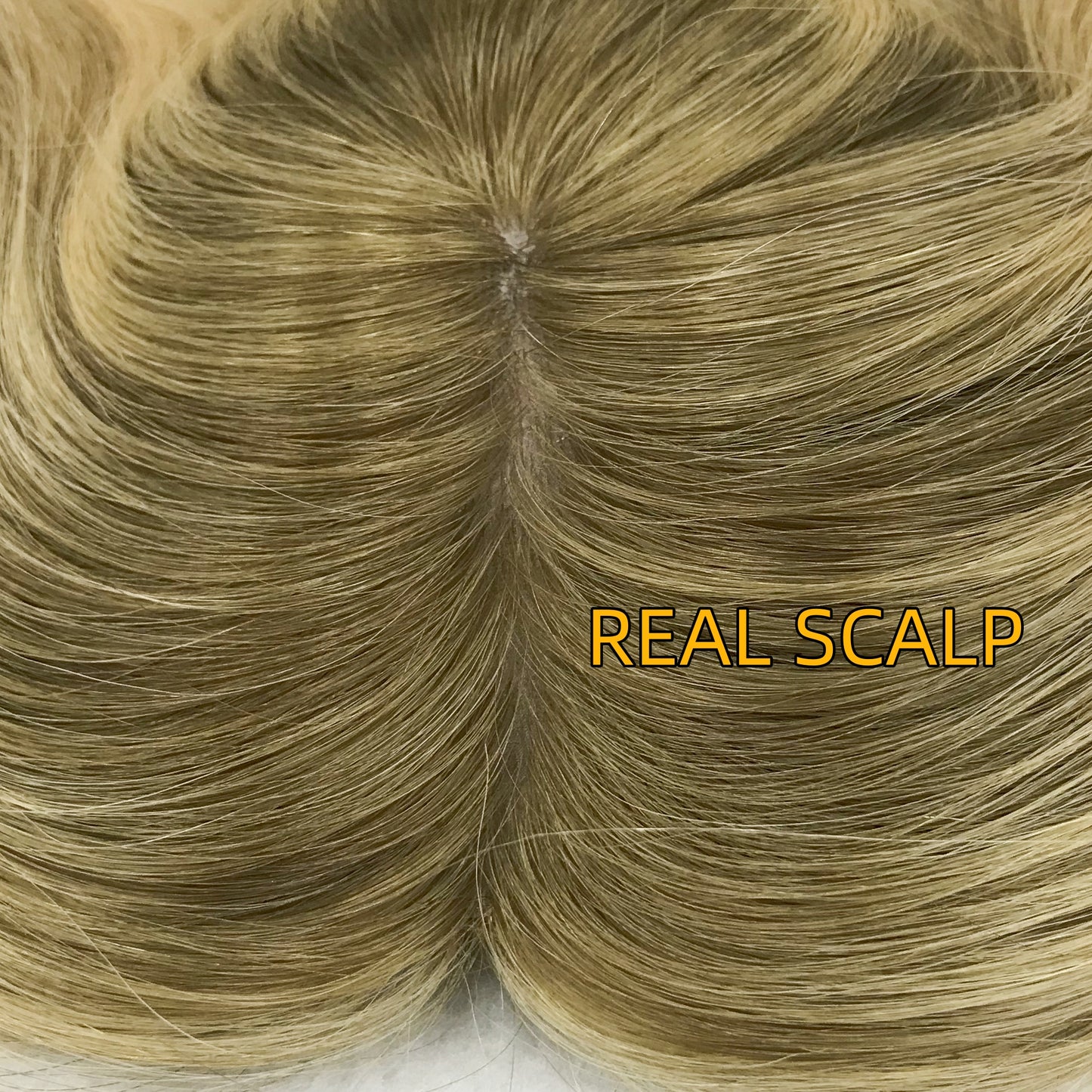 REAL HAIR  SILK INJECTION WITH WEFT BACK JEWISH  TOPPERS