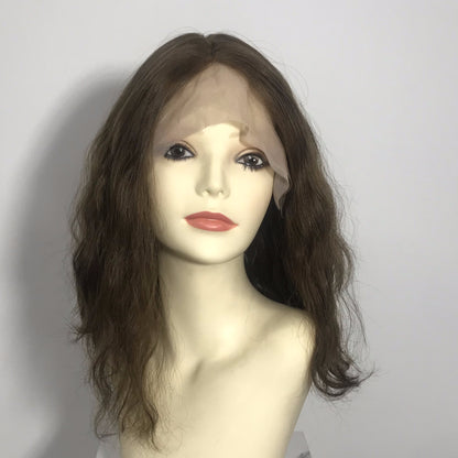 WAVE SILK TOP WITH LACE FRONT HUMAN HAIR JEWISH WIG