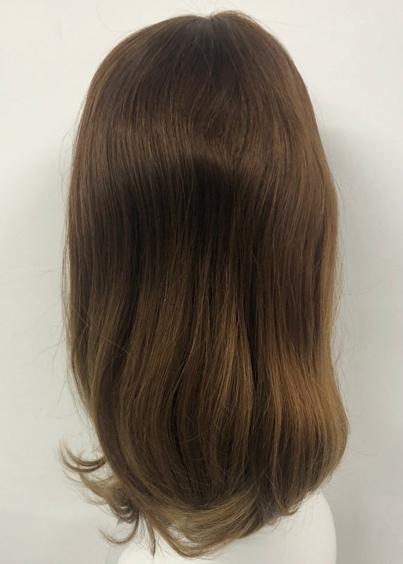 SPECTRA Full Handmade 5x5" Mono Top  Wig With Hard P Mono Lace Front And Virgin Remy Raw Hair For Women