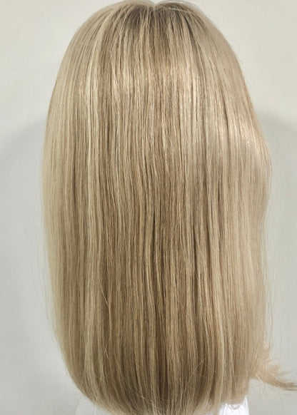 SPECTRA Full Handmade 5x5" Mono Top  Wig With Hard P Mono Lace Front And Virgin Remy Raw Hair For Women