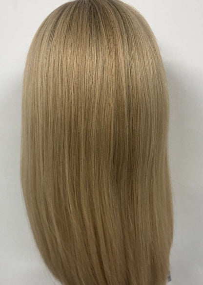 ANATASIA Handmade Monofilament Top Wig With hard P mono Lace Front For Women