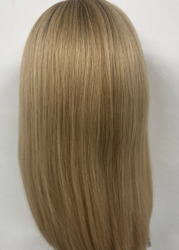 ANATASIA Handmade Monofilament Top Wig With hard P mono Lace Front For Women