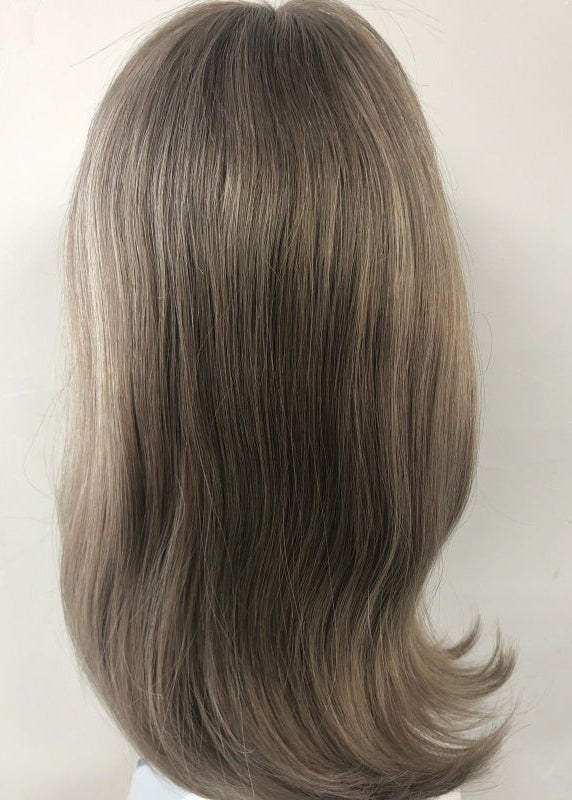 SPECTRA Full Handmade 5x5" Mono Top  Wig With Hard P Mono Lace Front And Virgin Remy Raw Hair For Women
