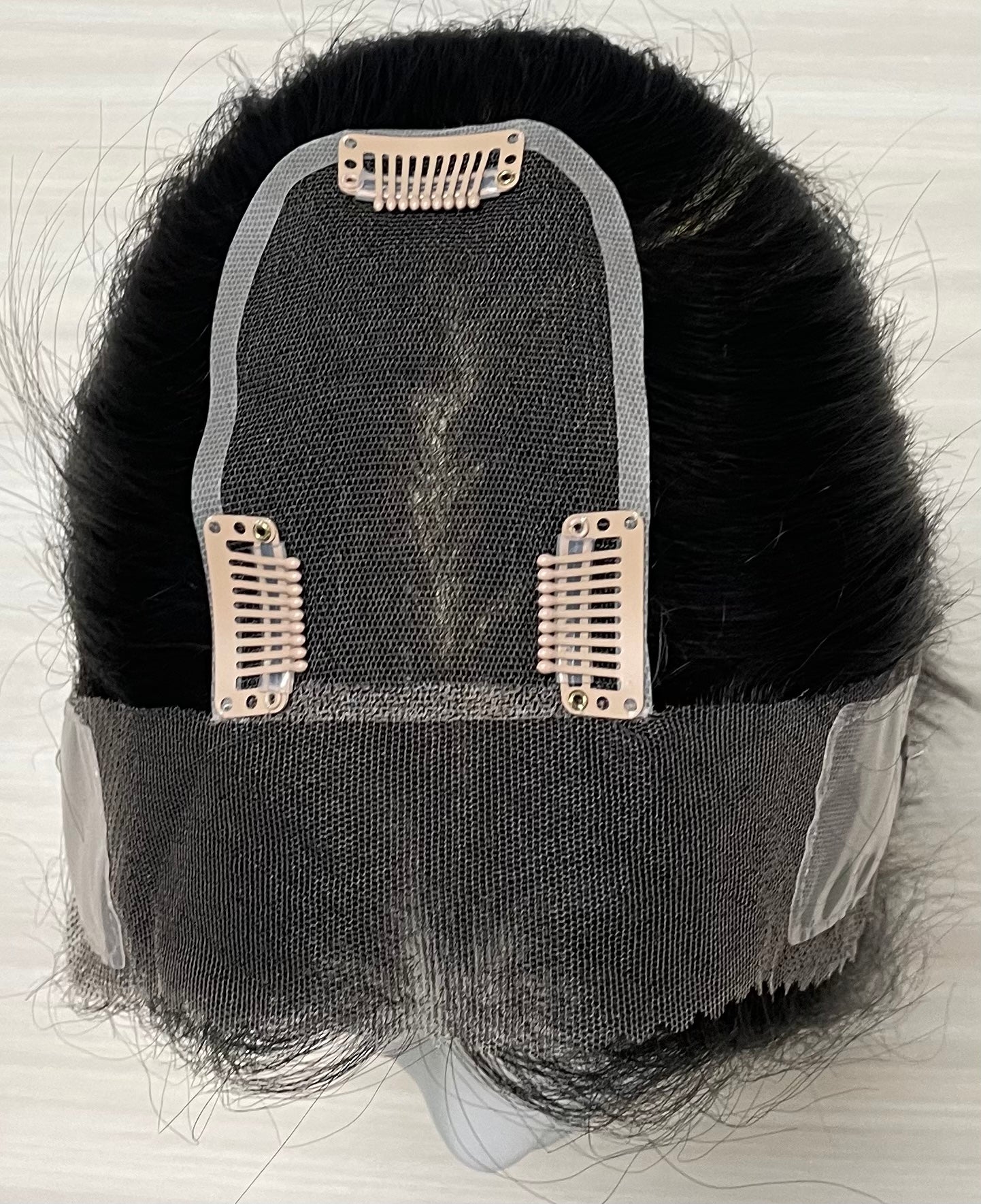 Lace Hair Line Human Hair Topper 12" #NB  TENLON-AA 80% Density Secure Clips For Women Hair Thinning