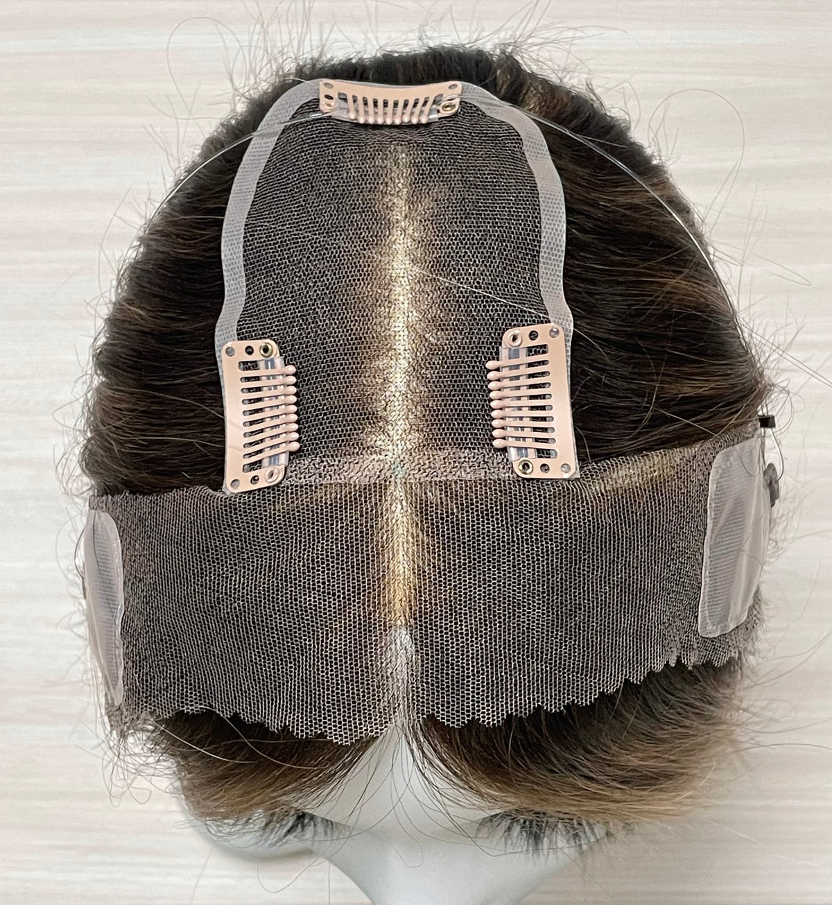 Hot Selling Lace Hair Line Topper 12"#6/27 TENLON-AA 80% Density Human Hair For Women