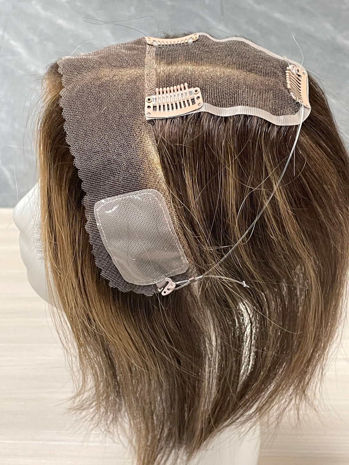 Hot Selling Lace Hair Line Topper 12"#6/27 TENLON-AA 80% Density Human Hair For Women