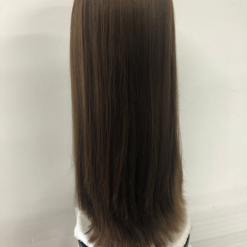 ANNABELLE 5x5" Mono Top Wig  Weft Back  With Transparent Lace Front And Raw Cutucle Hair For Women