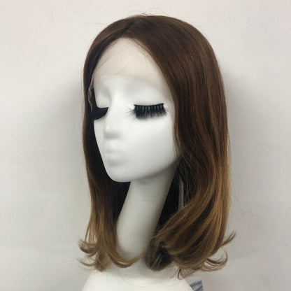 SECON Full Handmade Silicon Wig , With HD Swiss Lace Front And Virgin Remy Raw Hair For Women