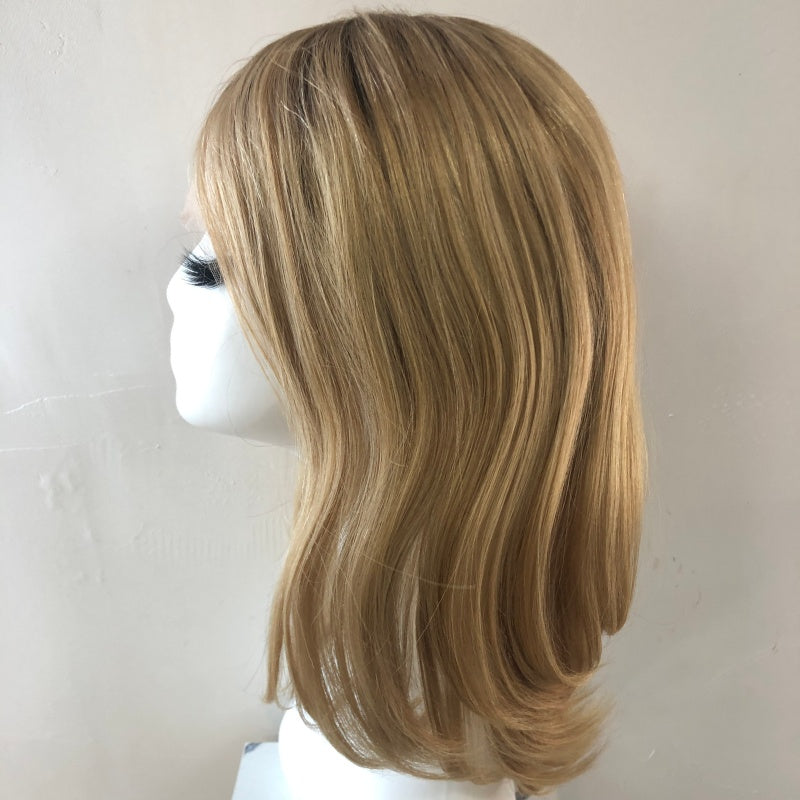 DAMOND  Full Handmade 5x5" Mono Top Wig With HD Swiss Lace front And Virgin Remy Raw Hair For Women
