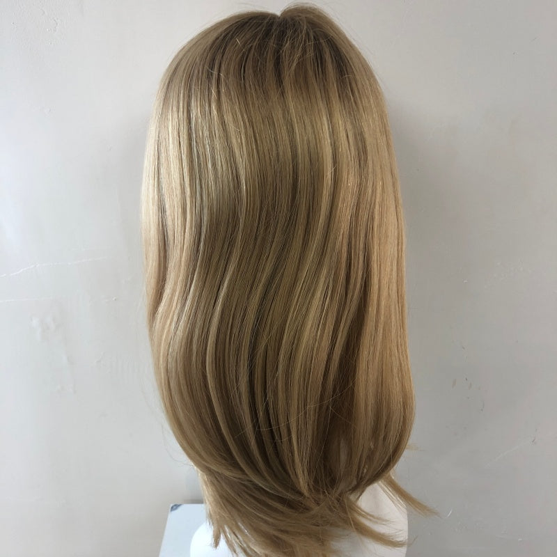 SECON Full Handmade Silicon Wig , With HD Swiss Lace Front And Virgin Remy Raw Hair For Women