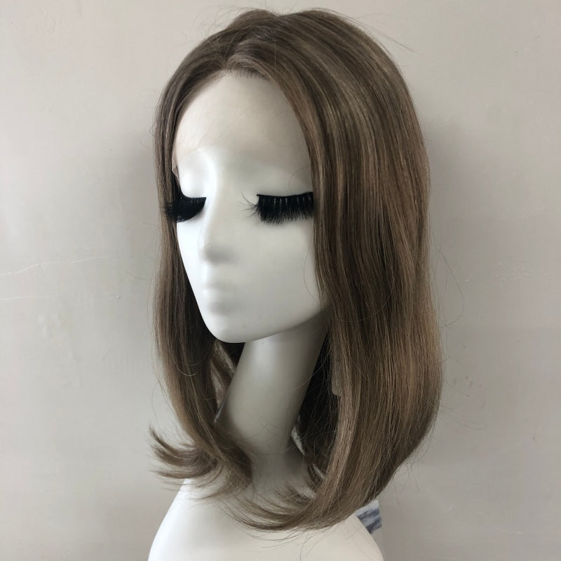 SECON Full Handmade Silicon Wig , With HD Swiss Lace Front And Virgin Remy Raw Hair For Women