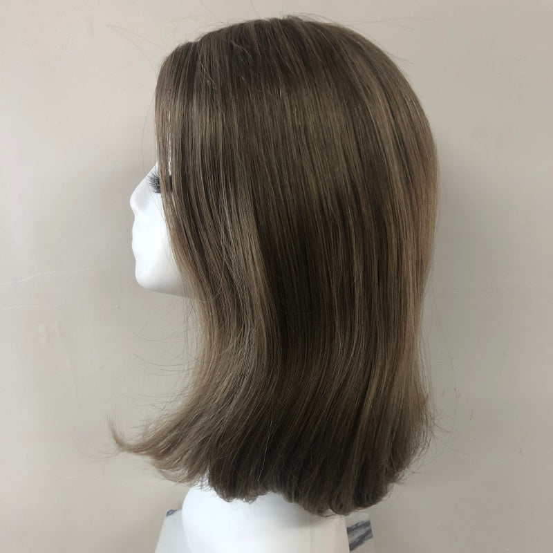 DAMOND  Full Handmade 5x5" Mono Top Wig With HD Swiss Lace front And Virgin Remy Raw Hair For Women